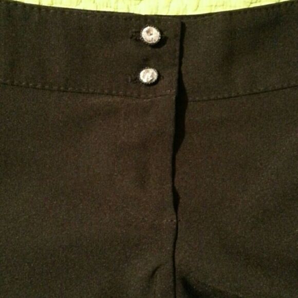 Bellacore Shorts With Rhinestone Button Fly 5 - Picture 2 of 5